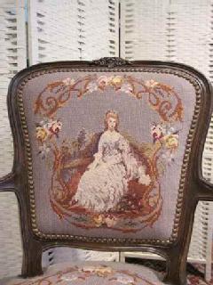 1940French PetitPoint arm chairprincess