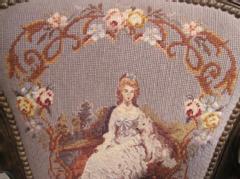 1940French PetitPoint arm chairprincess