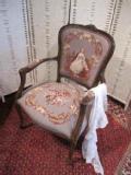 1940French PetitPoint arm chairprincess
