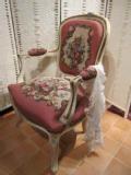 1930French@PetitPoint@arm chair