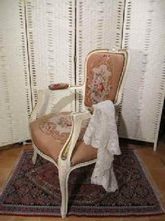 1930French@PetitPoint@arm chair