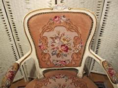 1930French@PetitPoint@arm chair