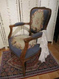 1930French@PetitPoint@arm chair