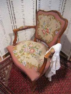 1930French@PetitPoint@arm chair