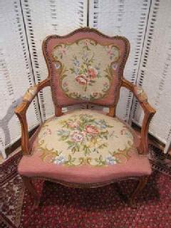 1930French@PetitPoint@arm chair