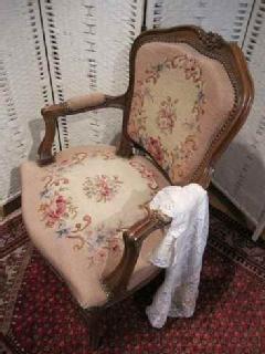 1930French@PetitPoint@arm chair