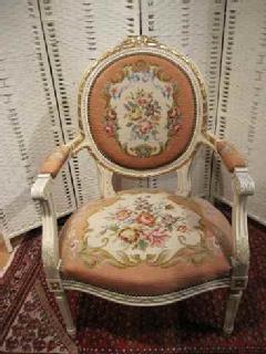 1930PetitPoint arm chair